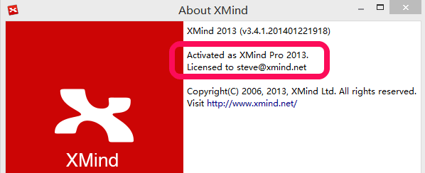 xmind license key
