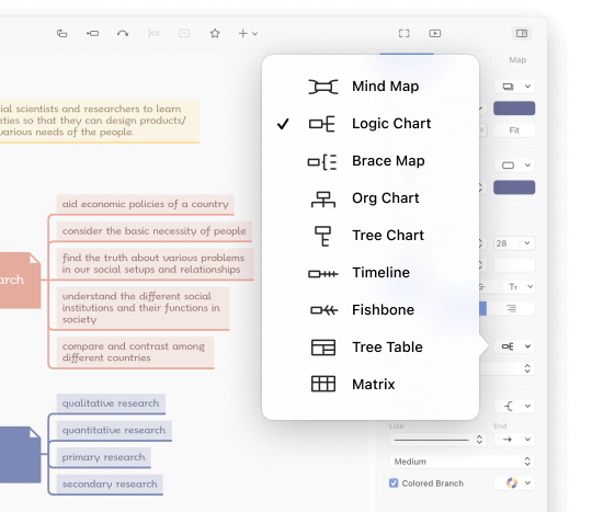 構造物切り替えのUI、リストアップされた9つの構造を含む