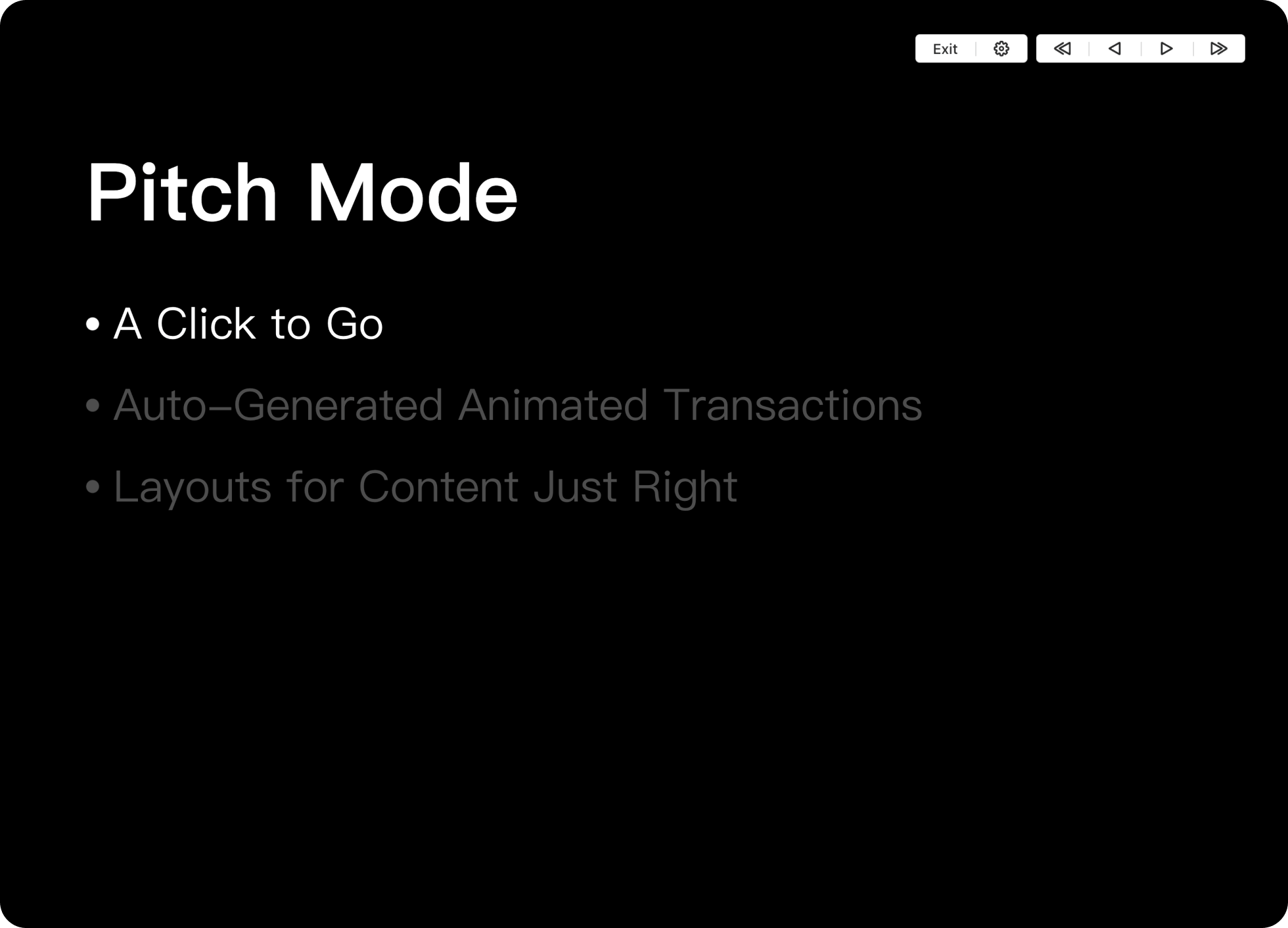 Pitch Mode
