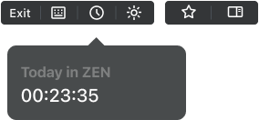 Stay focused with ZEN Mode