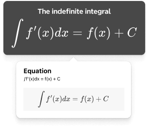 indefinite integral